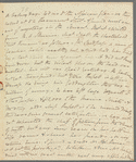 Mary Skinner to Jane Porter, autograph letter signed