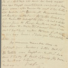 Mary Skinner to Jane Porter, autograph letter signed