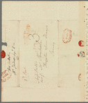 Mary Skinner to Jane Porter, autograph letter signed