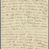 Mary Skinner to Jane Porter, autograph letter signed