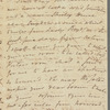 Mary Skinner to Jane Porter, autograph letter signed