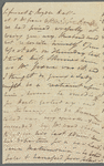 Mary Skinner to Jane Porter, autograph letter signed