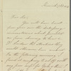 Robert Southey to "Dear Sir," autograph letter signed