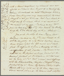 Sir Charles Throckmorton to Jane Porter, autograph letter signed