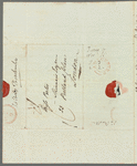 Sir Charles Throckmorton to Jane Porter, autograph letter signed