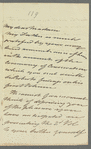 Alfred Turner to Jane Porter, autograph letter signed