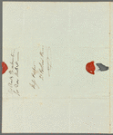Sir Charles Throckmorton to Jane Porter, autograph letter signed