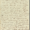 H. West to Hannah Maria Theresa Spicer, autograph letter signed