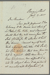 George Hamilton Gordon, Lord Aberdeen to Jane Porter, autograph letter signed