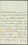 Harriot Mellon, Duchess of St. Albans to Jane Porter, autograph letter third person