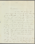 H. L. Meijer to Jane Porter, autograph letter signed