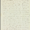 H. L. Meijer to Jane Porter, autograph letter signed