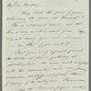 Thomas Longman to Jane Porter, autograph letter signed