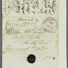 Unidentified sender to Jane Porter, letter cover (empty)