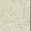 Mrs. Edmonds to William Ogilvy Porter, autograph letter third person