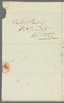 Mrs. Edmonds to William Ogilvy Porter, autograph letter third person