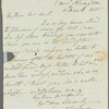 [C.?] Grey to Mrs. [Hart?], autograph letter signed