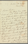 Anna Maria Hall to Jane Porter, autograph letter signed