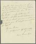Anna Maria Hall to Jane Porter, autograph letter signed
