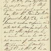 William Beatty to Jane Porter, autograph letter third person