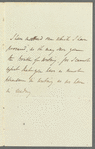Sir Peter Laurie to Jane Porter, autograph letter signed