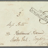 Sir Peter Laurie to Jane Porter, autograph letter signed