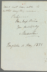 George FitzClarence, Lord Munster to Jane Porter, autograph letter signed