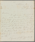 Mrs. Cornwell Baron-Wilson to "Madam," autograph letter signed