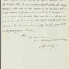 Charles Richard Vaughan to Jane Porter, autograph letter signed