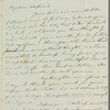 Charles William Doyle to Jane Porter, autograph letter signed