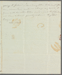 Charles William Doyle to Jane Porter, autograph letter signed