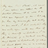 William Hannah to Jane Porter, autograph letter signed