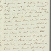 William Hannah to Jane Porter, autograph letter signed