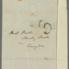 William Hannah to Jane Porter, autograph letter signed