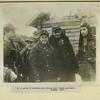 A group of soldiers near Wilno, and a woman partisant. January 1944.