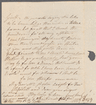 [M. A.? Down] to Mrs. Porter, autograph letter signed