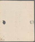 [M. A.? Down] to Mrs. Porter, autograph letter signed