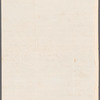 Joseph Fox to Miss Porter, autograph letter signed
