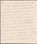 Charles James to Mrs. Porter, autograph letter signed