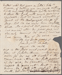 Jane Porter to John Taylor, autograph letter signed