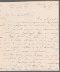 [J.? Douglas] to "my dear valued friend," autograph letter signed