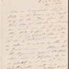 Thomas Harris to Jane Porter, autograph letter signed