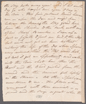 John Delavel Carpenter, Lord Tyrconnel to Elizabeth Carpenter, autograph letter signed