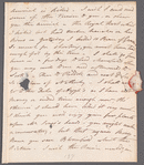 John Delavel Carpenter, Lord Tyrconnel to Elizabeth Carpenter, autograph letter signed