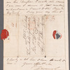 John Delavel Carpenter, Lord Tyrconnel to Elizabeth Carpenter, autograph letter signed