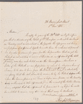 Knight & Freeman to Jane Porter, autograph letter signed