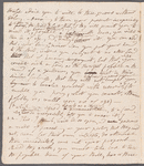 Jane Porter to "My dear sir!," autograph letter (draft; incomplete)