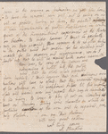 Anne Plumptre to Miss Porter, autograph letter signed