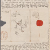 Anne Plumptre to Miss Porter, autograph letter signed