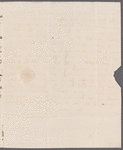 Anne Plumptre to Miss Porter, autograph letter signed